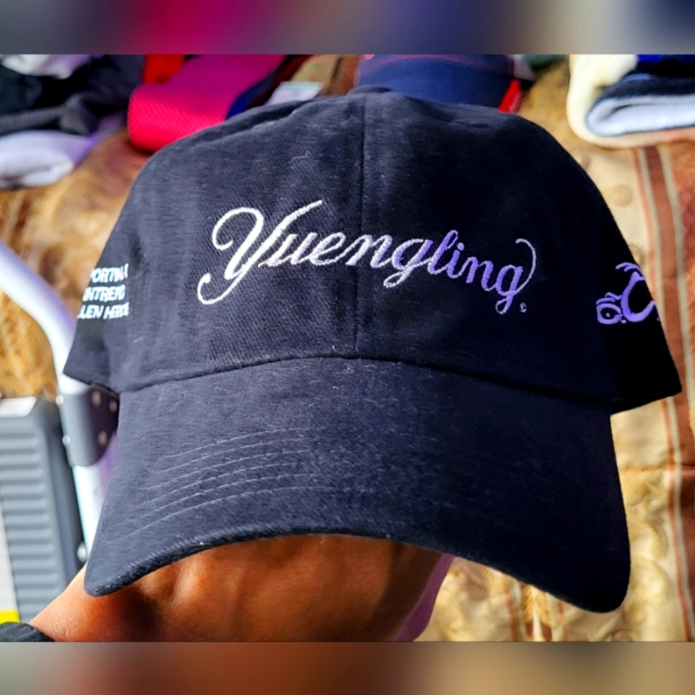Yuengling Lager Support Our Intrepid Fallen Heroes Black & White Embroidered Hat